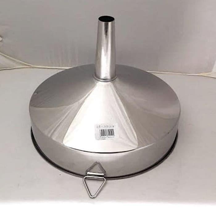 Corong Multifungsi Stainless Steel Funnel 304 Kitchenware Corong Stainless Steel Corong 20cm Minyak 