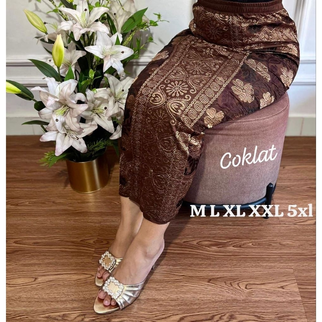 KAMEN JADI BORDIR SONGKET PREMIUM STRECH ORI PRADA size M-5XL// ROK BORDIR SONGKET ALAM BALI 01// KA