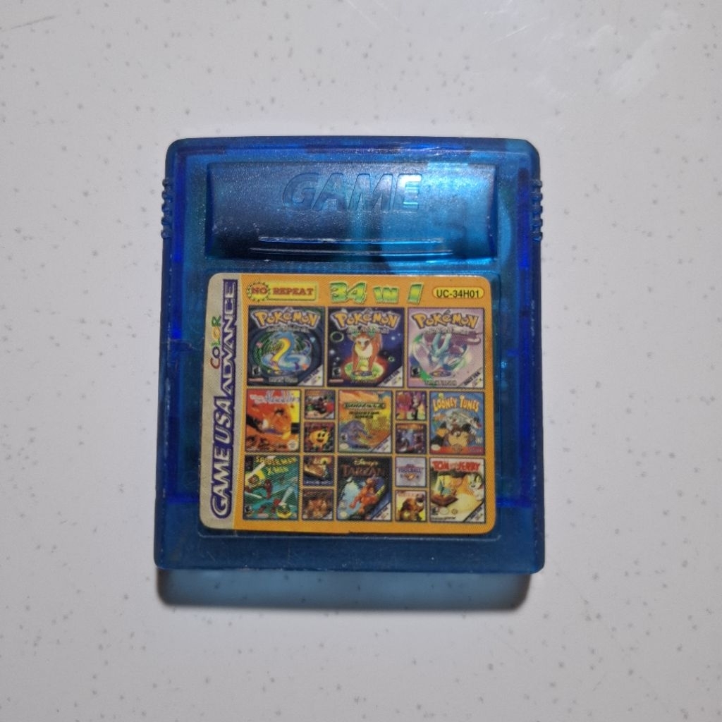 Kaset Gameboy DMG GBC 34 In 1 Second