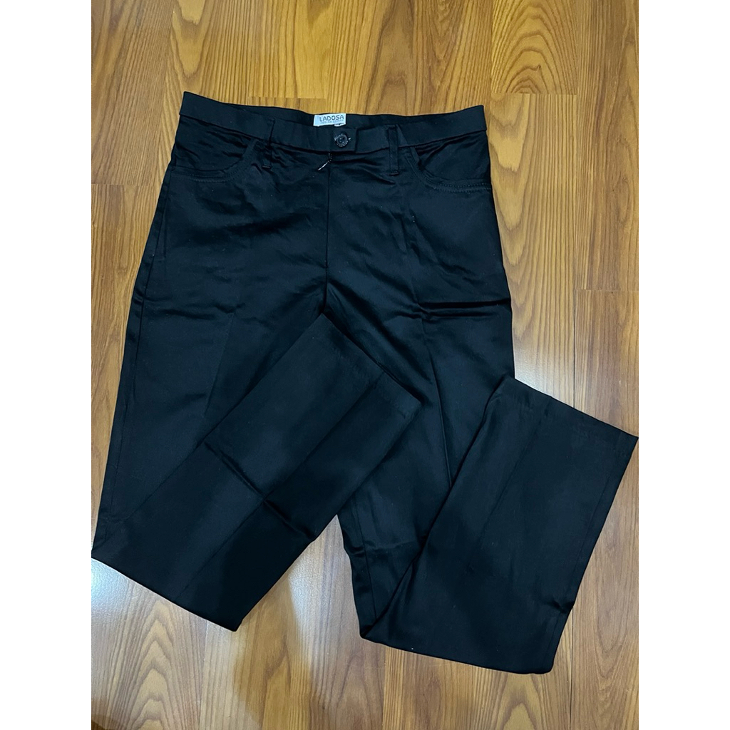Celana Bahan • Brand Ladosa • Hitam
