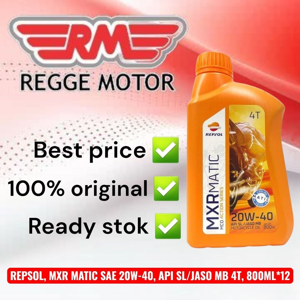 REPSOL MXR MATIC 20W40 0.8 LITER