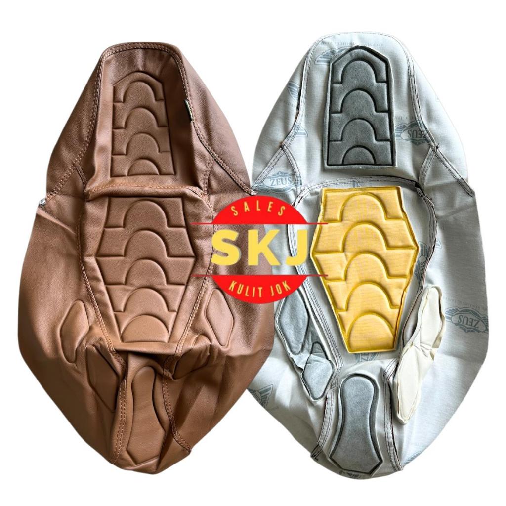 Kulit jok variasi kulit jok CUSTOM PREDATOR nmax,pcx,beat,scoopy,genio,vario,xride