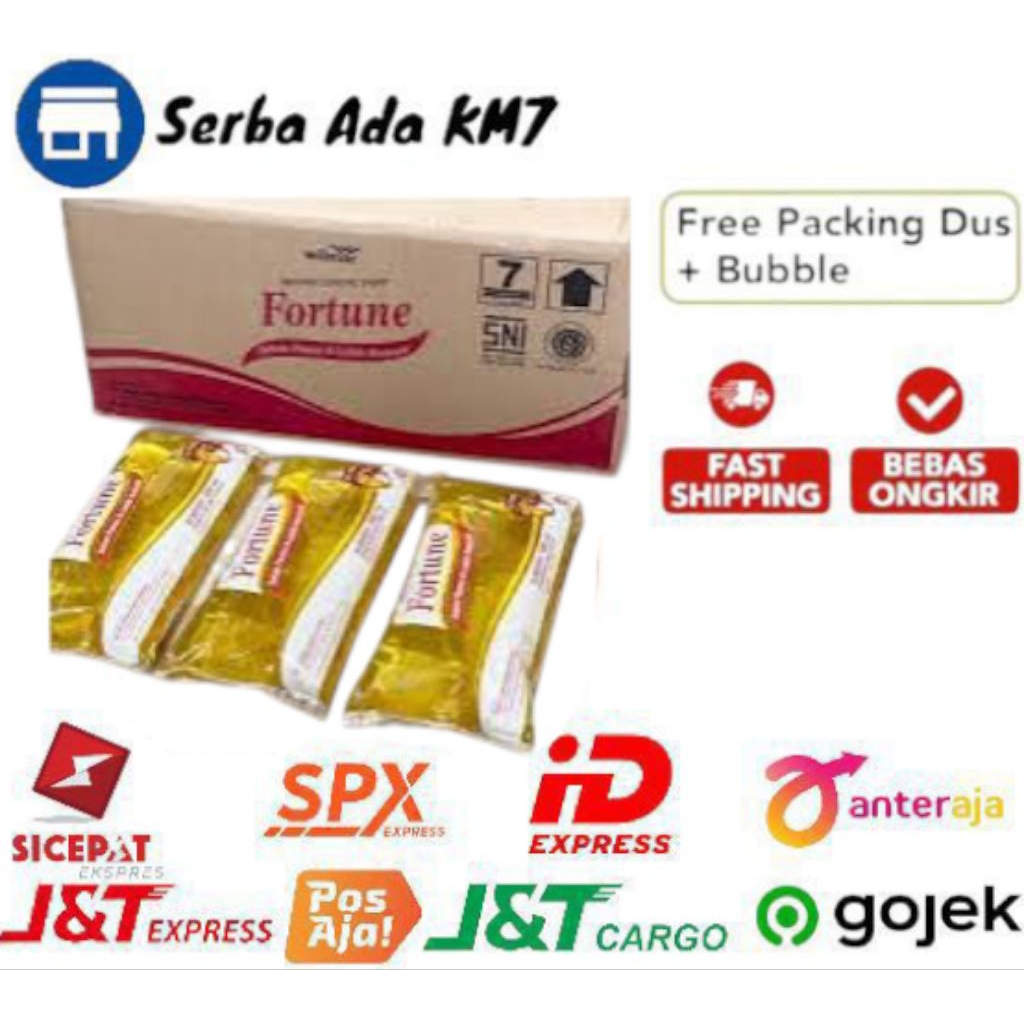MINYAK GORENG FORTUNE / MINYAK GORENG SAWIT 500 ML 1 DUS /1 KARTON ISI(24 PCS)