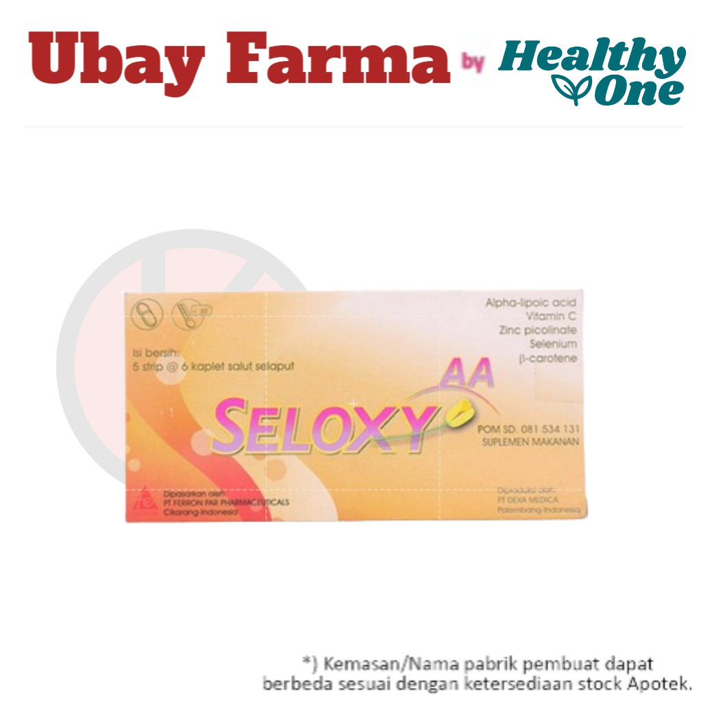 Seloxy AA 6 Kaplet / Vitamin Kulit