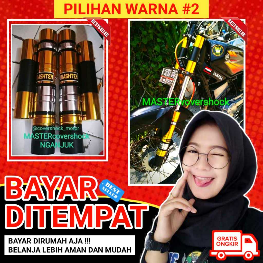Master Cover Shock Sok Skok Depan Tiger Rx King Revo Lama Tirev Tilam Old New Depan