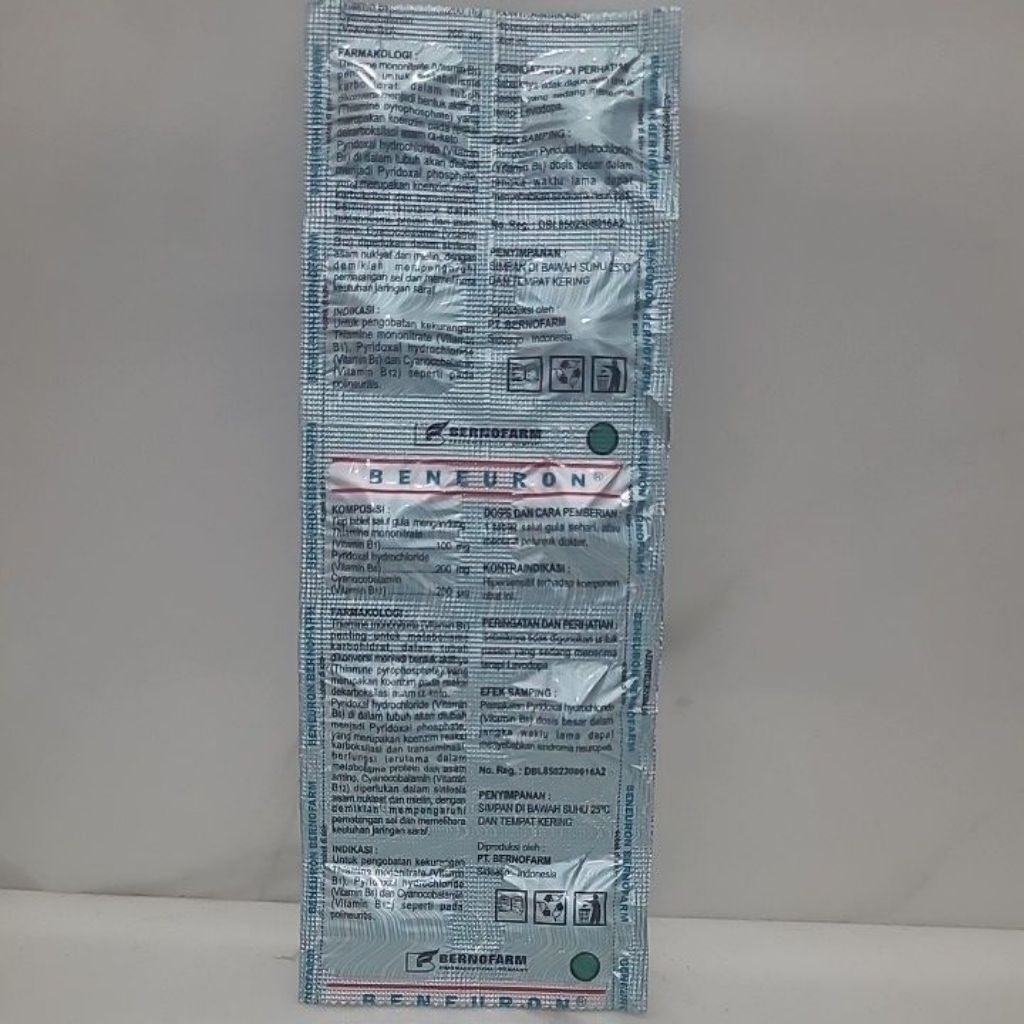 Beneuron Vitamin B 1 Strip 10 Tablet