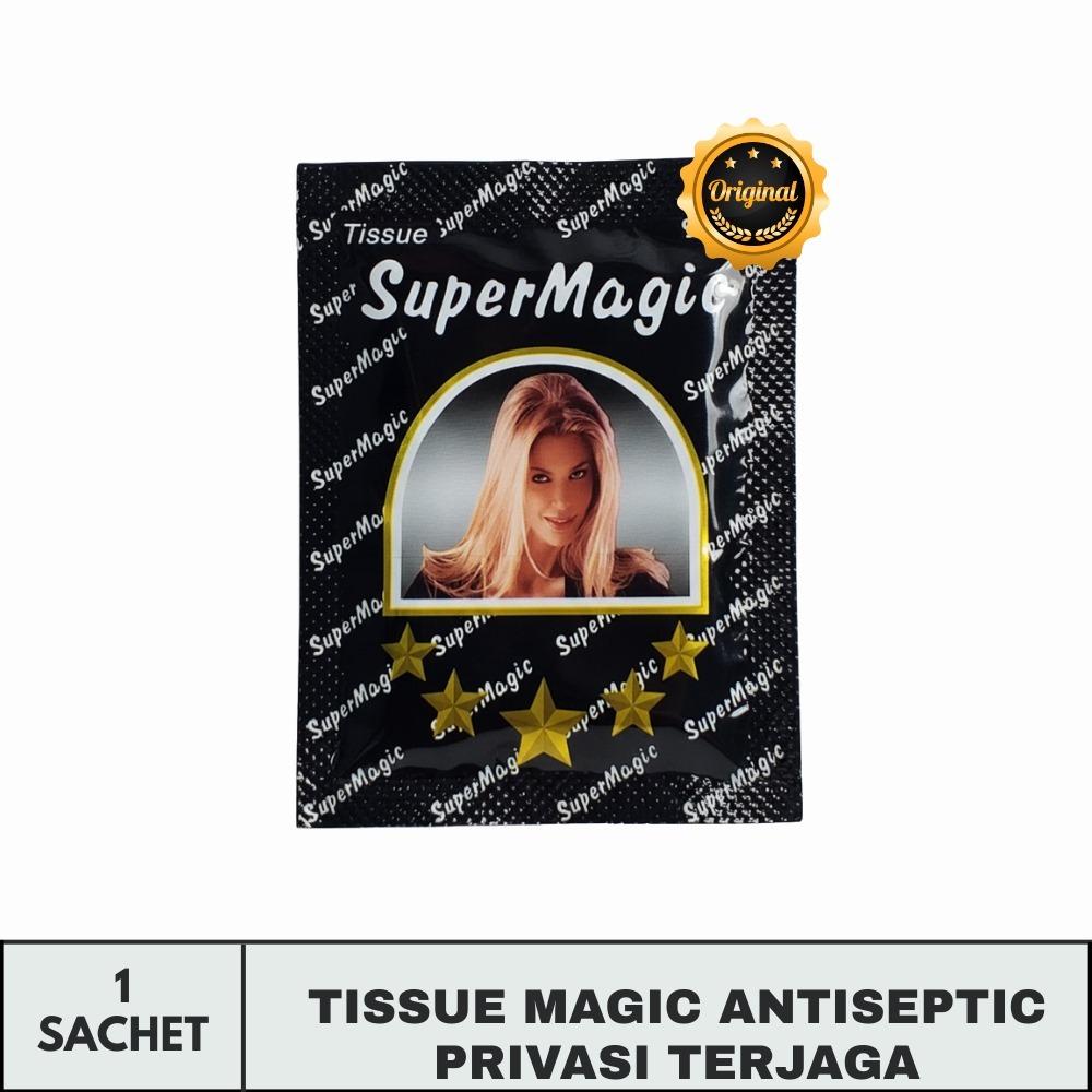 Privasi Aman Tisu Magic Eceran 1 Sachet Tahan Lama Super Magic Original