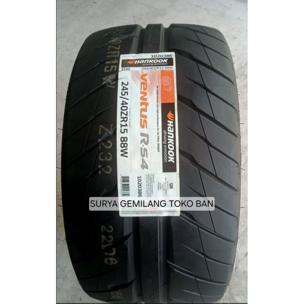 HANKOOK VENTUS R-S4 RS4 245 40 R15 Z232 - SEMI SLICK TYRES