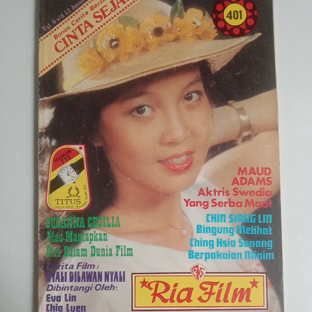 Majalah Ria Film Tahun 1982 Cover Dewi Puspa