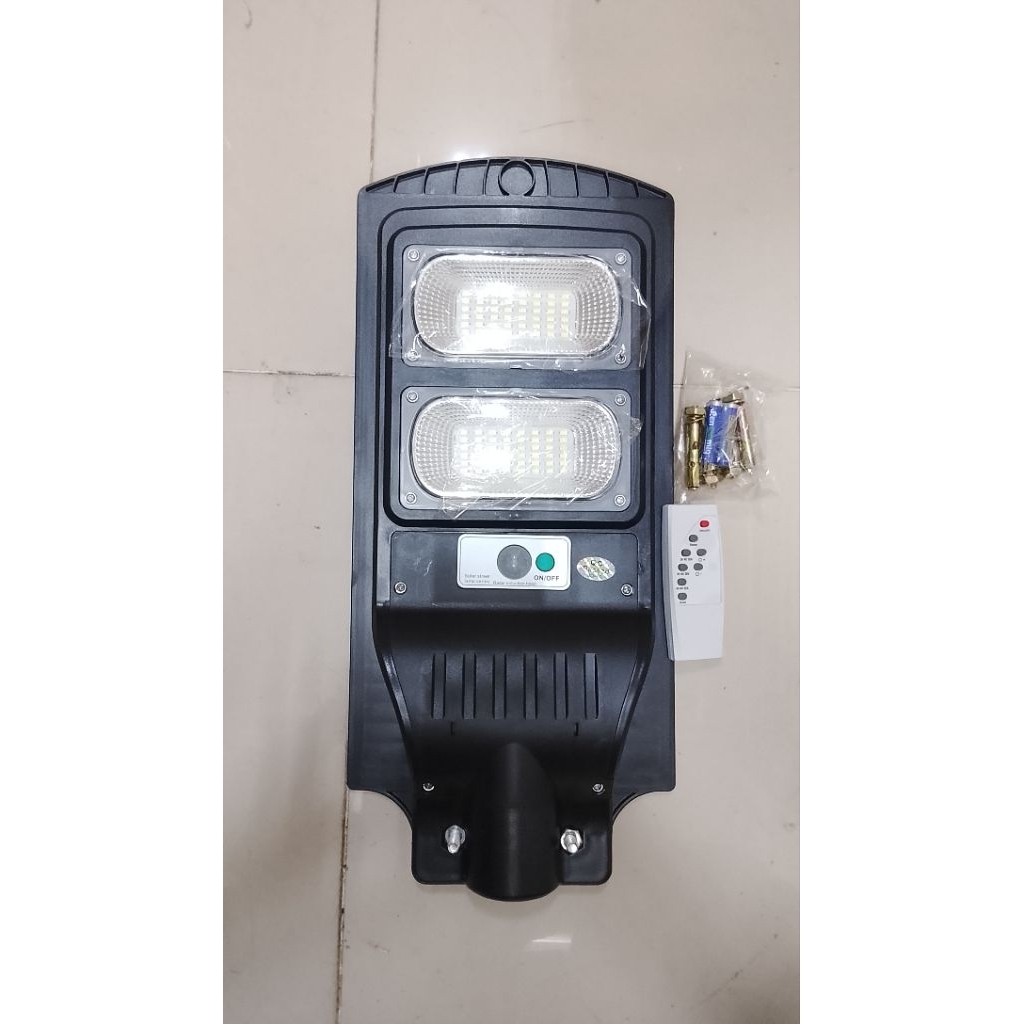 lampu jalan solar panel 80watt lampu jalan PJU solar panel 80watt