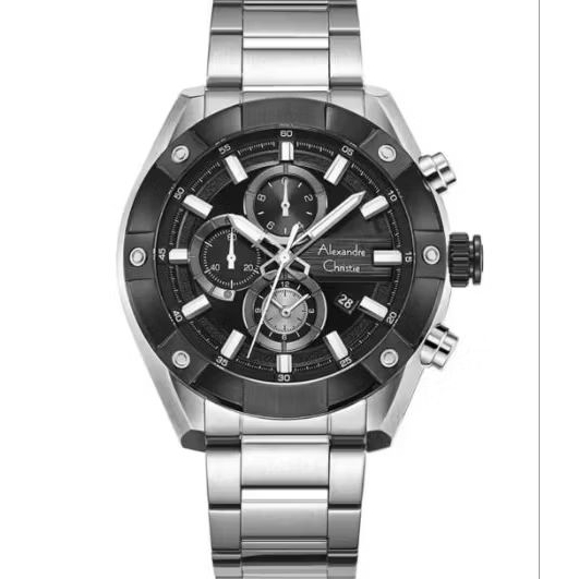 Alexandre Christie 6604 Silver Black Original