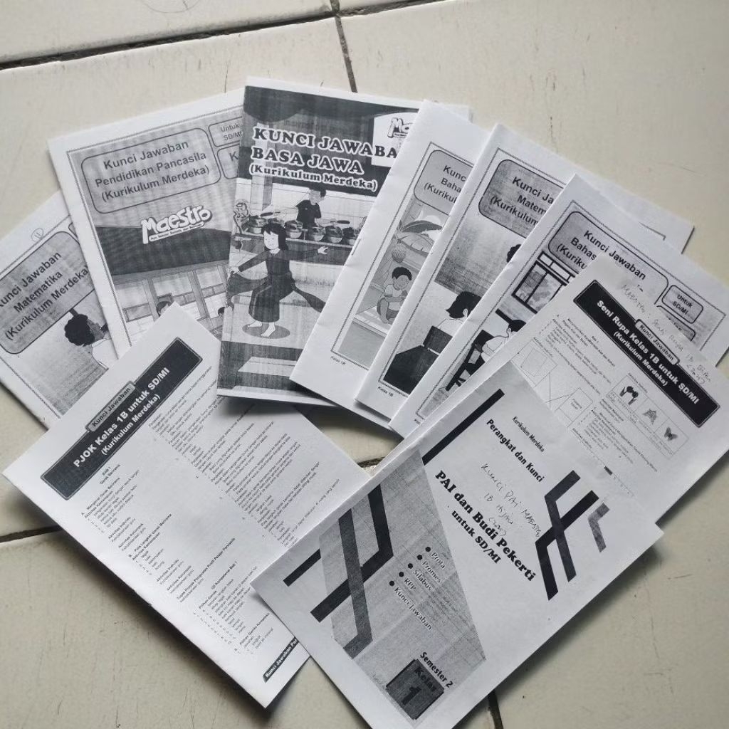 KUNCI LKS KELAS 1 MAESTRO