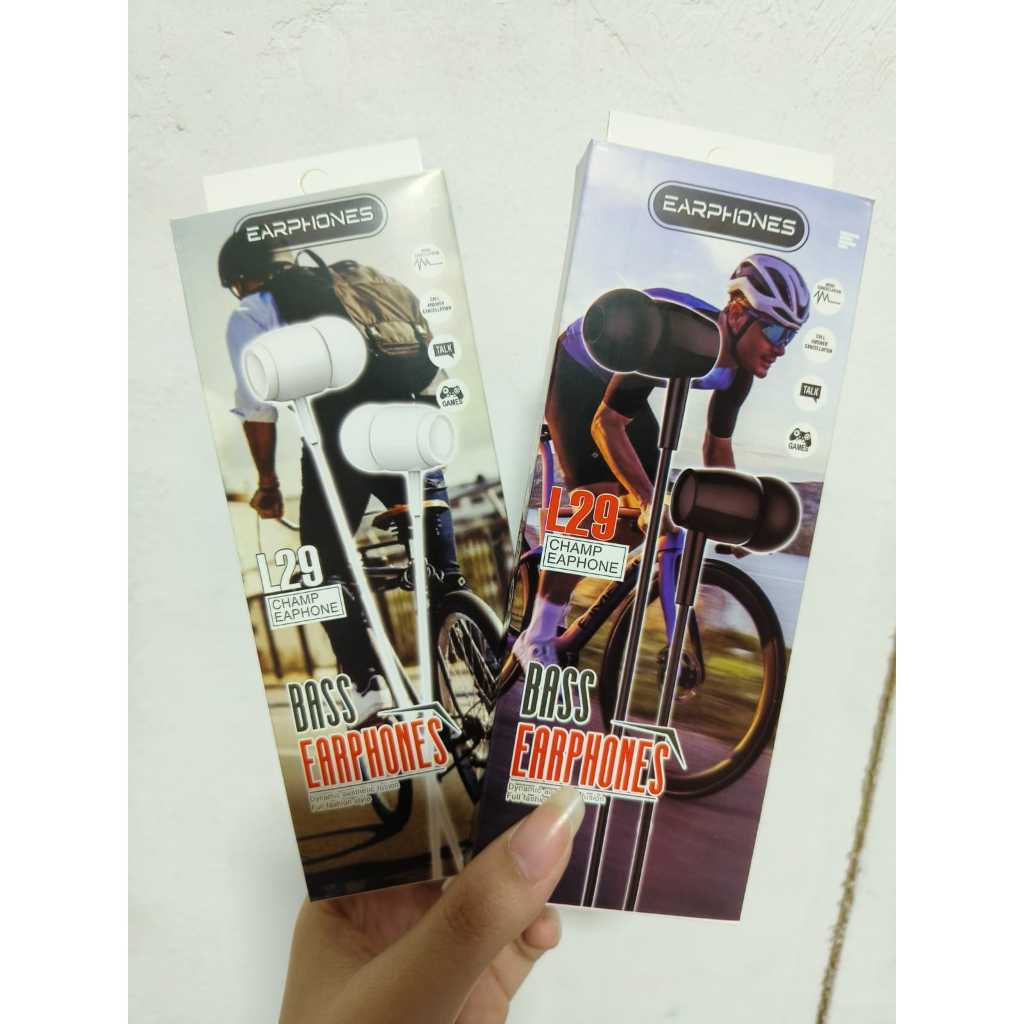 HEADSET L29 JACK 3.5MM SUPER BASS L29 - HANSFREE JACK 3.5MM MEGA BASS EARPHONE STEREO SS-