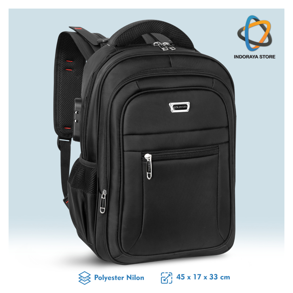Ransel POLO 16 Tas Sekolah SD SMP SMA Cowok Cewek Import Waterproof USB + Raincover