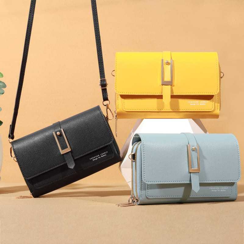 Tas Dompet Selempang Pouch HP Wanita Import - Tas HP wanita