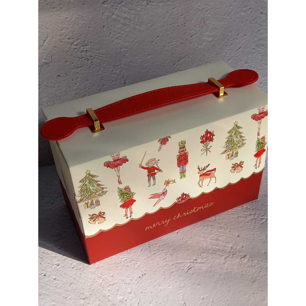 Gable Box Natal/ Box Packaging Christmas Paperbag Natal Toples Jar