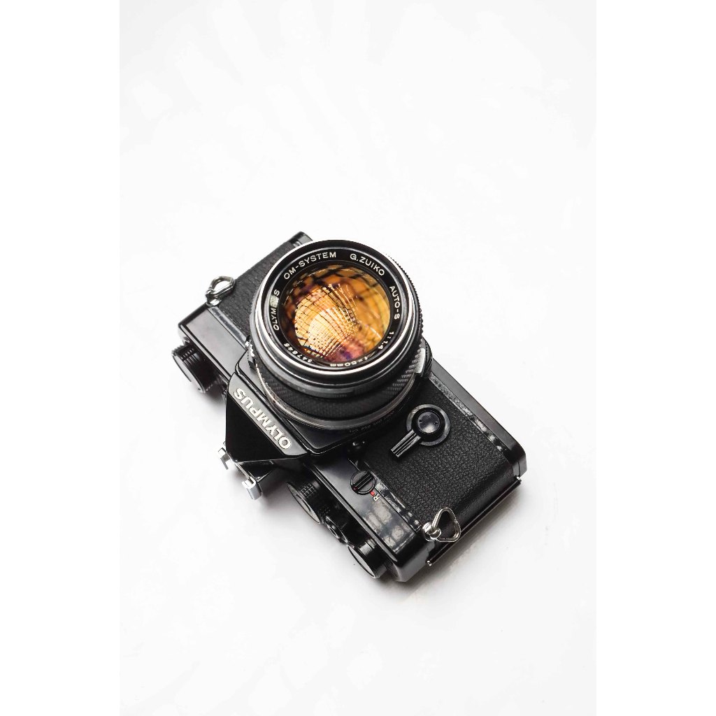 Kamera Analog Olympus OM-1 OM1 kit 50mm f1.4 Zuiko Super Mulus Normal 