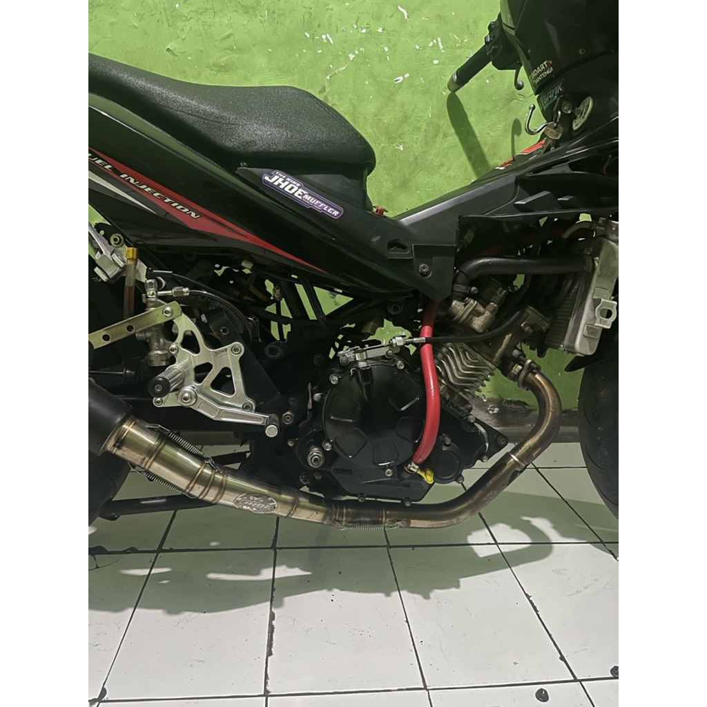 knlpot krs leheran jhoe muffler mx king