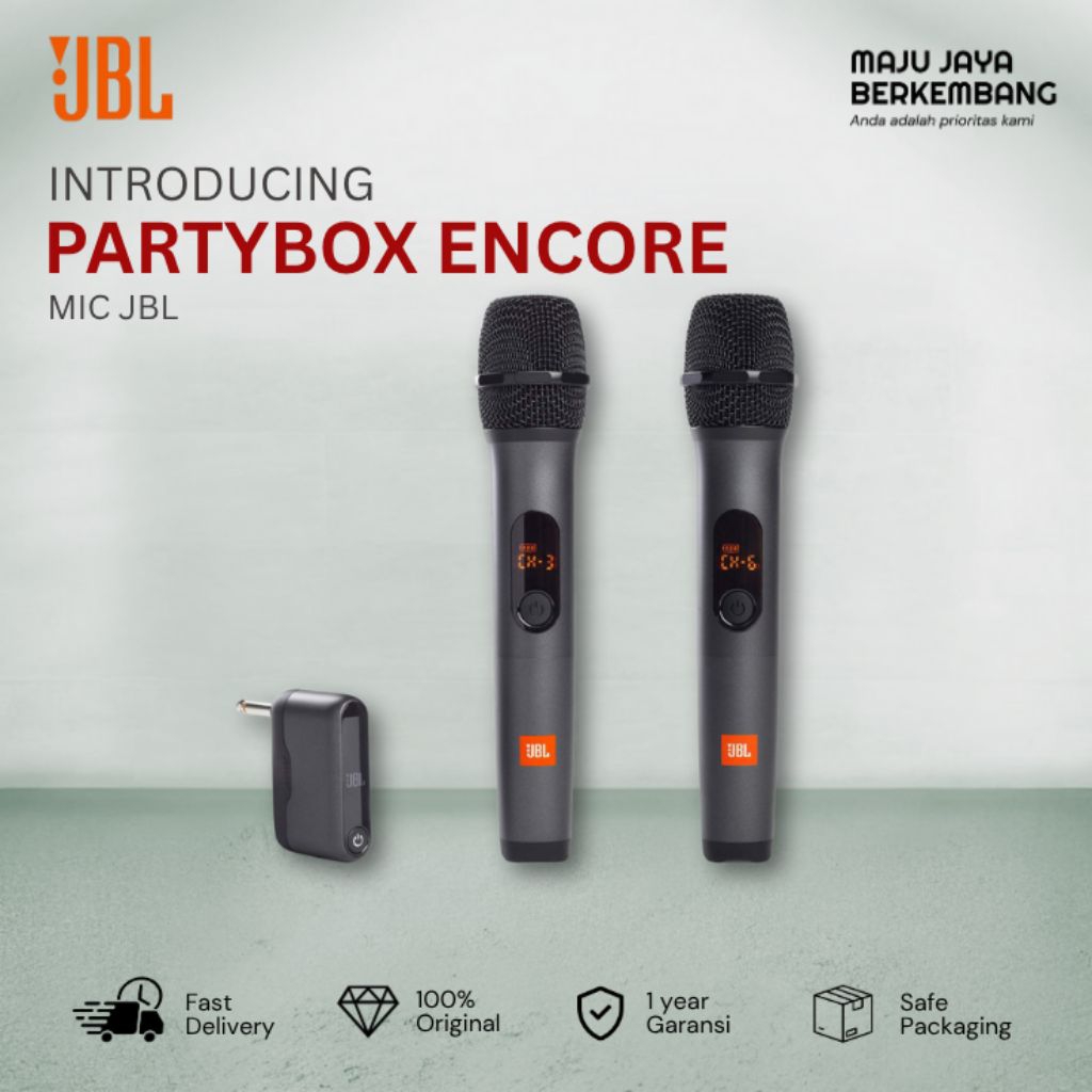 JBL PARTYBOX ENCORE ESSENTIAL portable speaker bluetooth - MIC JBL ORI
