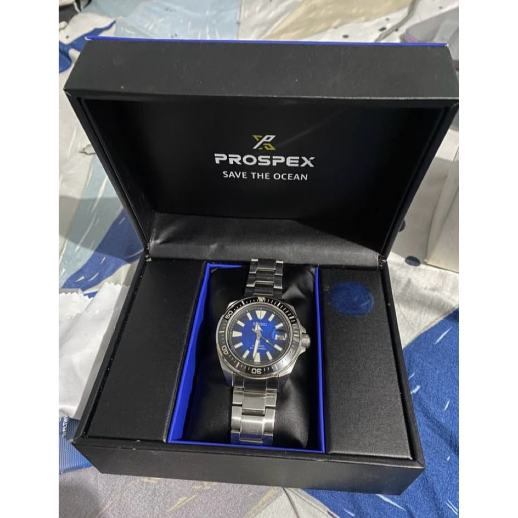 preloved jam tangan seiko prospex king samurai manta ray
