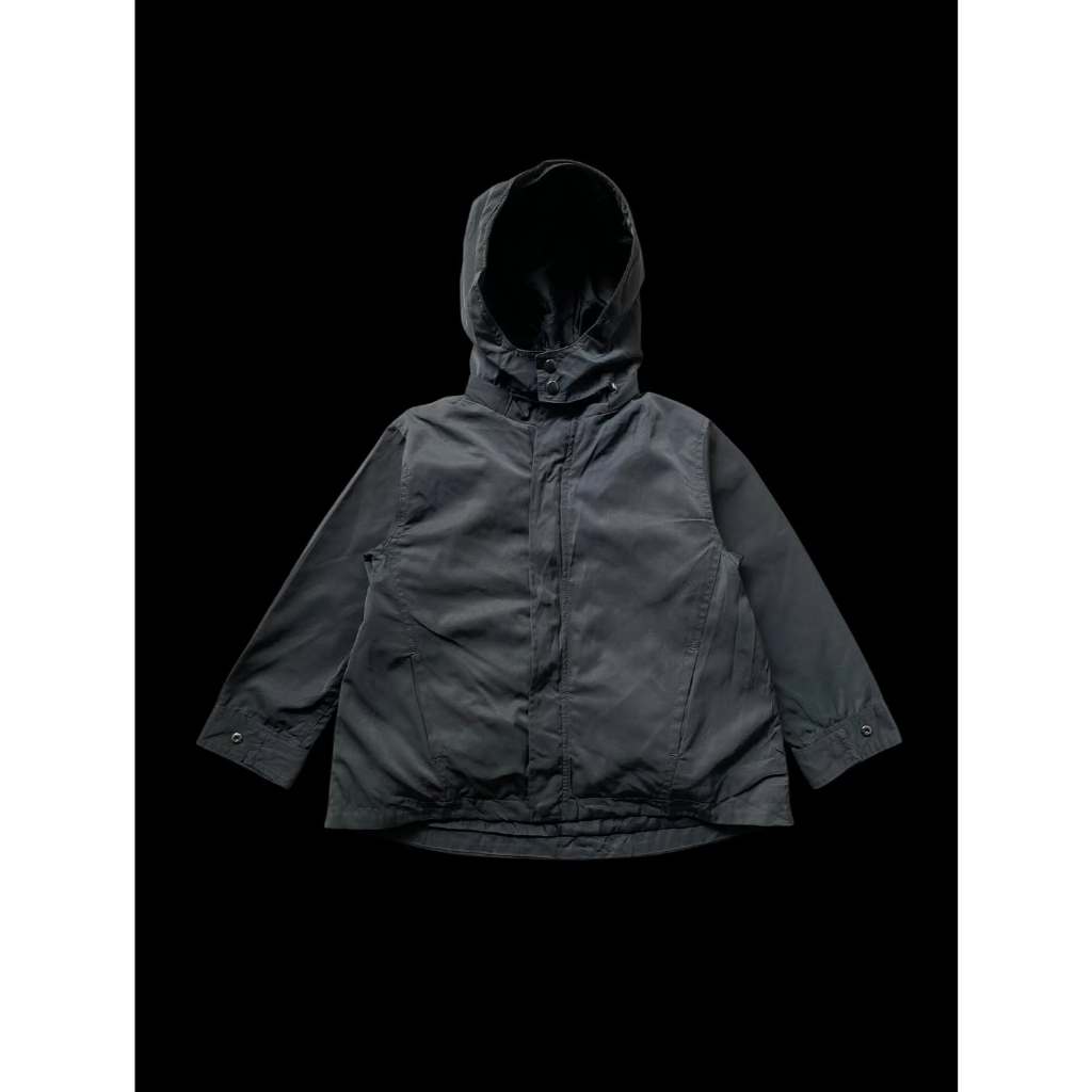 URBAN RESEARCH KIDS BLACK WINBREAKER JACKET | OUTERWEAR | JAKET ANAK | BOCIL GEMOY