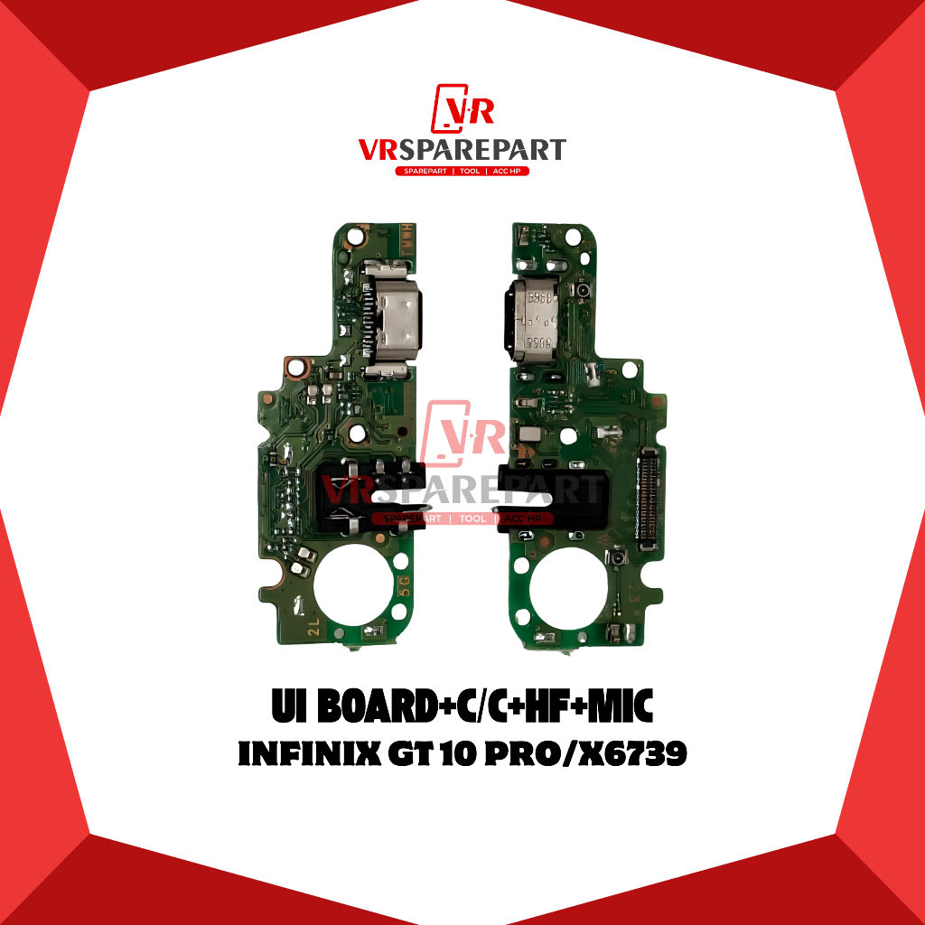 FLEXIBLE PAPAN CAS INFINIX GT 10 PRO/X6739 PAPAN KONEKTOR CAS / CHARGER + HF + MIC