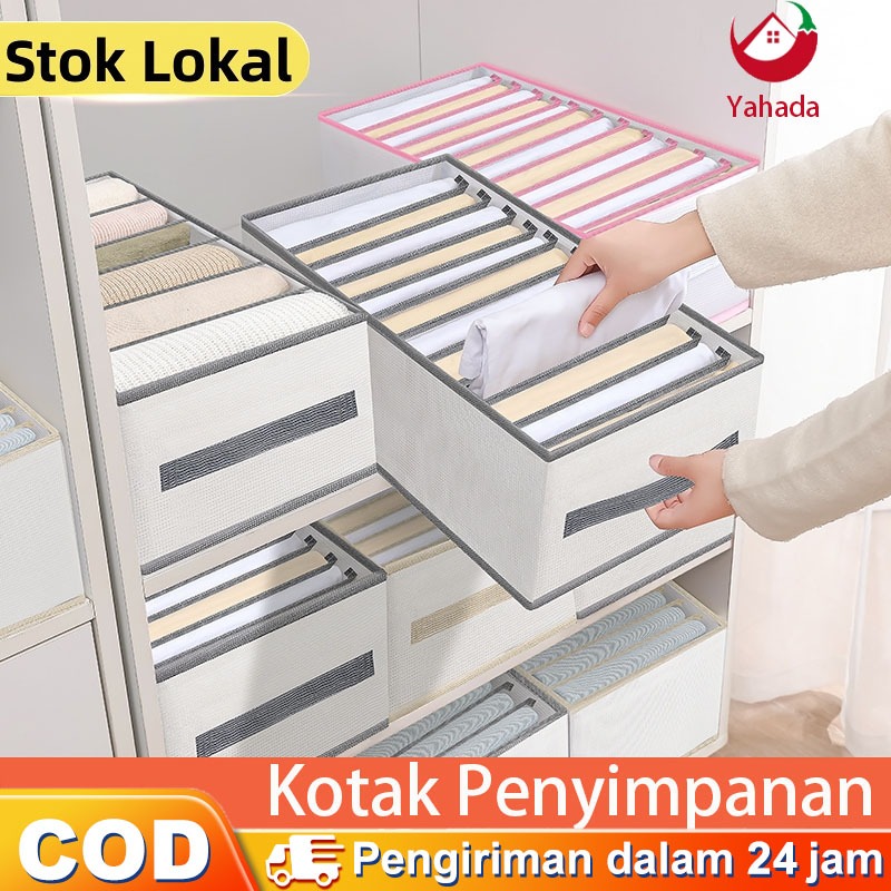 Kotak penyimpanan celana dan baju | Tas penyimpanan pakaian dalam | Kotak/laci penyimpanan pakaian d