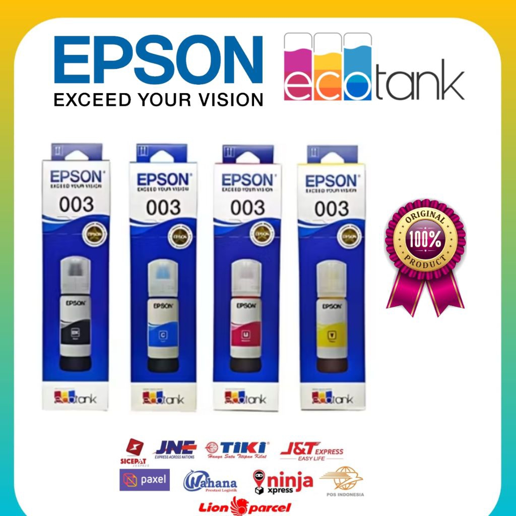 TINTA EPSON 003 1 SET ORIGINAL