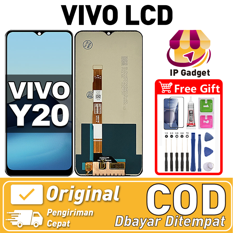 ORI FOR LCD VIVO Y20 Fullset Original LCD HP VIVO Y20 Asli Touchscreen Layar Sentuh HP COD