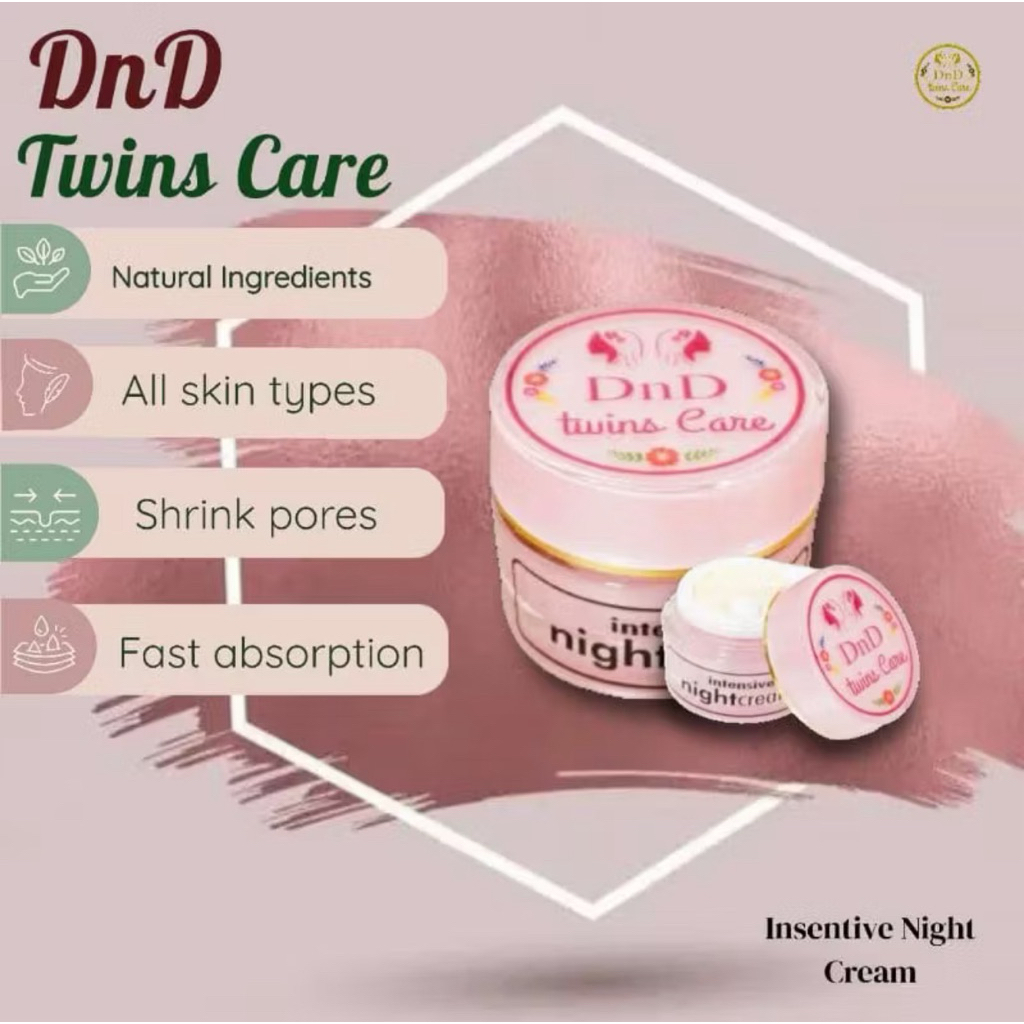 Night Cream DnDtwinscare Pink