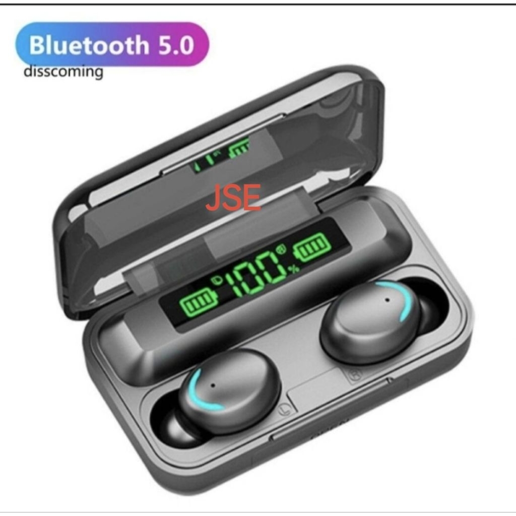 [TERMURAH] HEADSET BLUETOOTH TWS F9-6 BARU FULL BASS KUALITAS PREMIUM NIRKABELL 5.0 EARBUD
