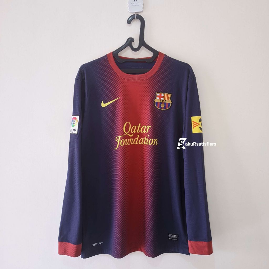 [USED] Jersey FC Barcelona Home 2012/13 Long Sleeve Original 478324-410 LS