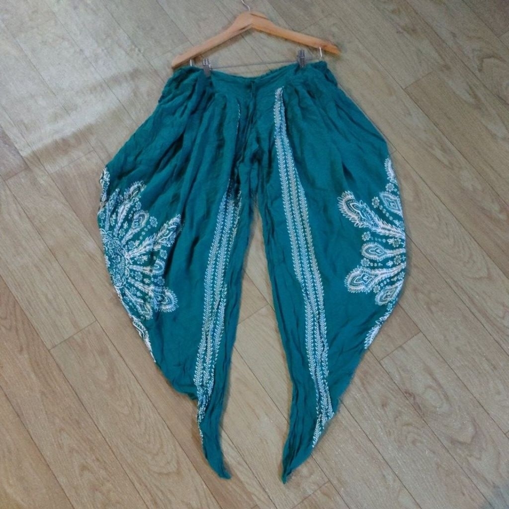 celana dhoti katun motif india