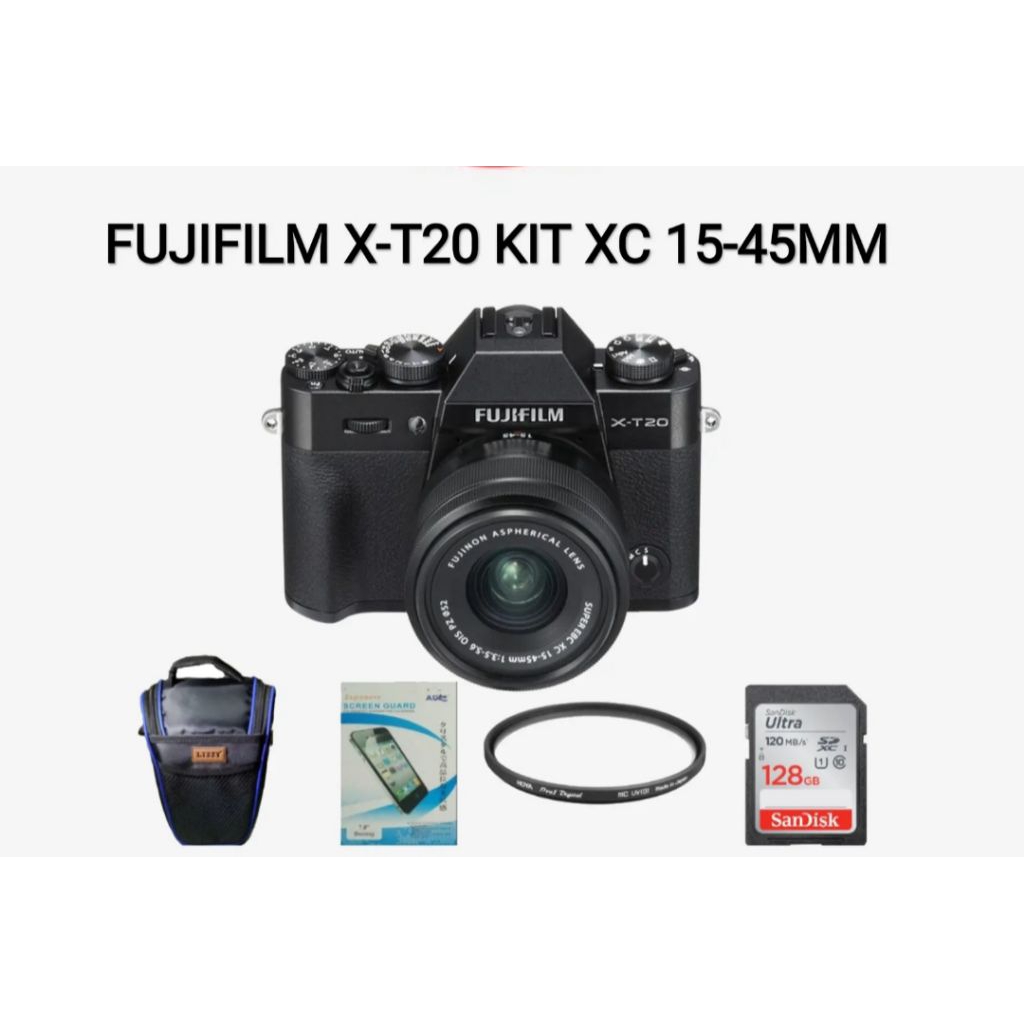 FujiFilmX-T20kitXC15-45mm/kameraFujiFilmXT20kit15-45mmResmiDistRibutorStandar