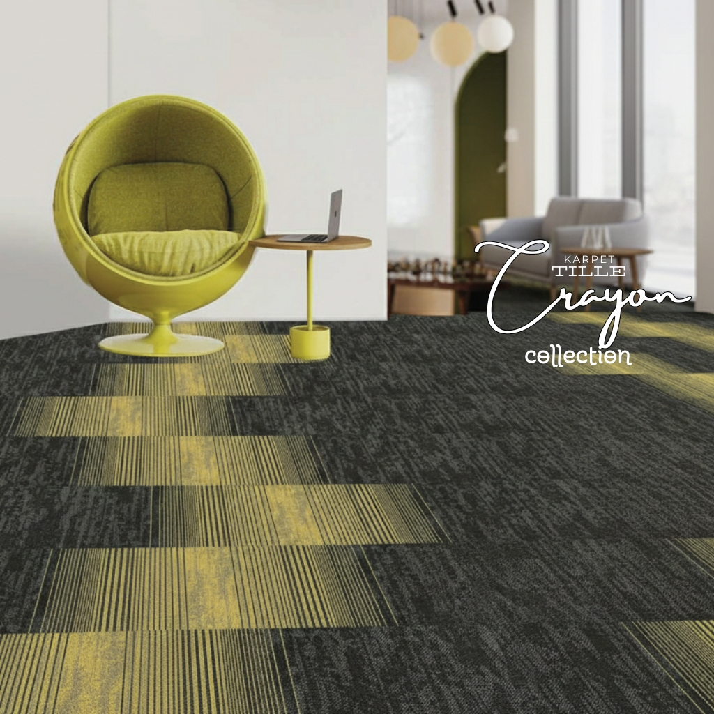 RAINBOW CARPET Karpet Tiles CRAYON Collection | Karpet Kantor, Rumah, Masjid, Gereja, Sekolah