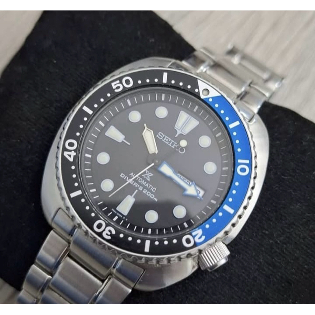 preloved jam tangan seiko prospex turtle batman