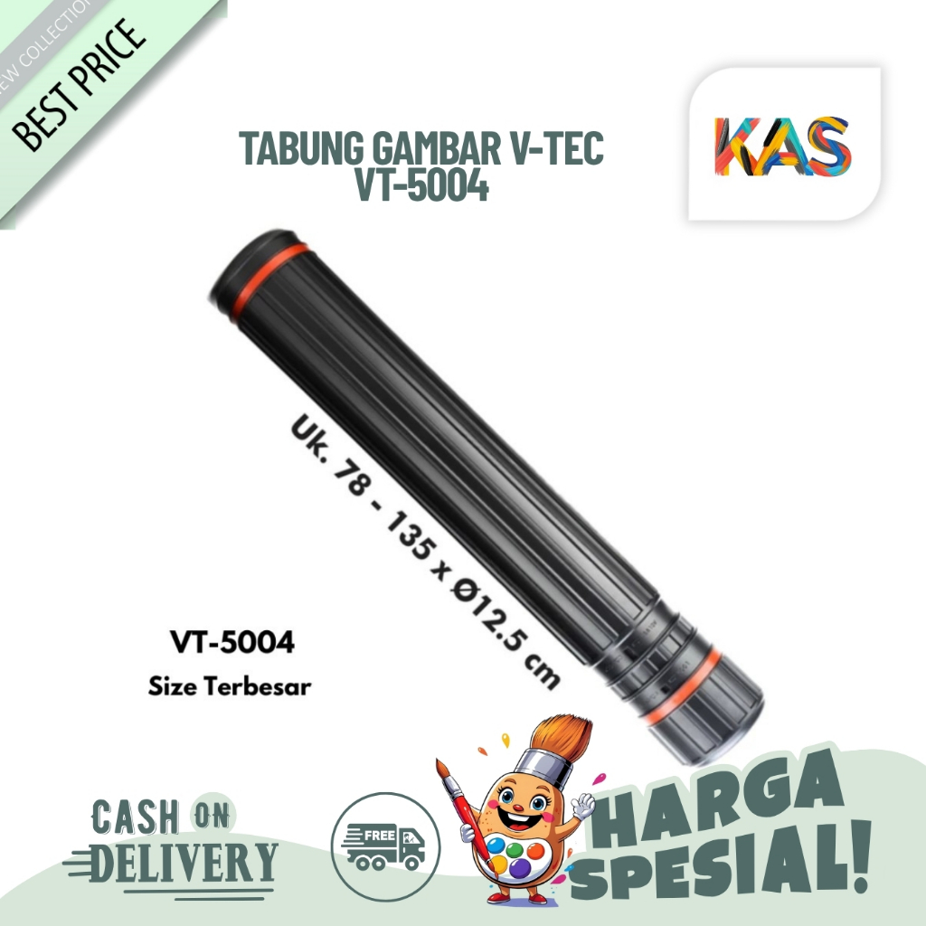 Tabung Gambar V-Tec VT-5004 Ukuran 78 Drafting Tube Diameter 12,5 cm V-Tec