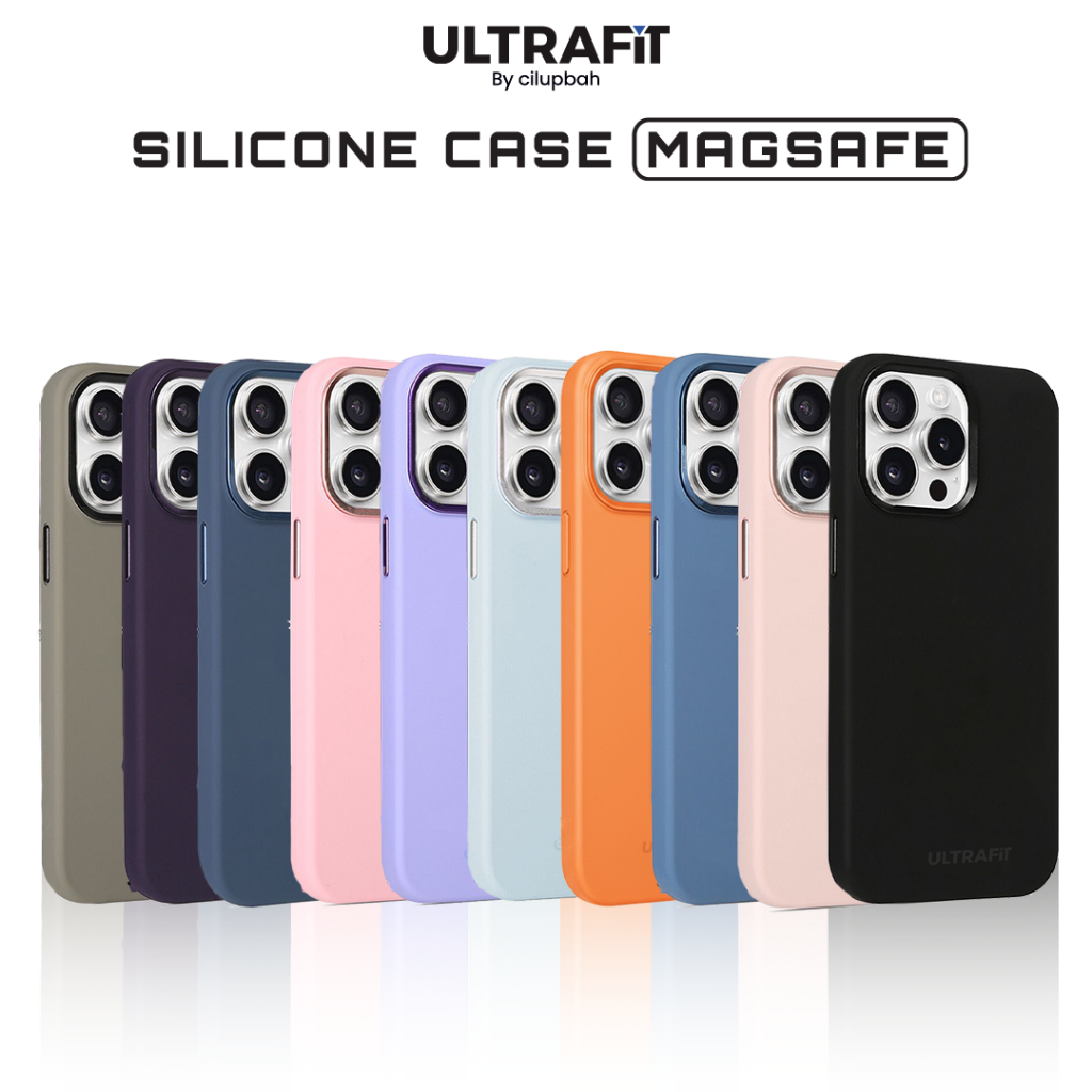 CILUPBAH Silicone Magnetic Case (3) for iPhone 11 12 13 14 15 16 17 18 Air Plus Pro Max