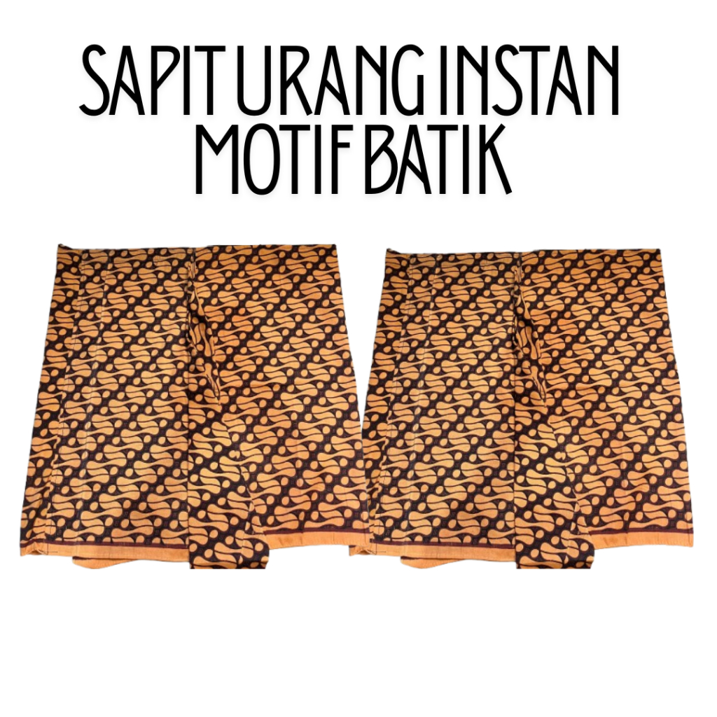 New Kain Batik Jadi Bawahan Jarik Pria Sembong Pencak Silat Adat Jawa Pengantin / Sapit Urang Motif 