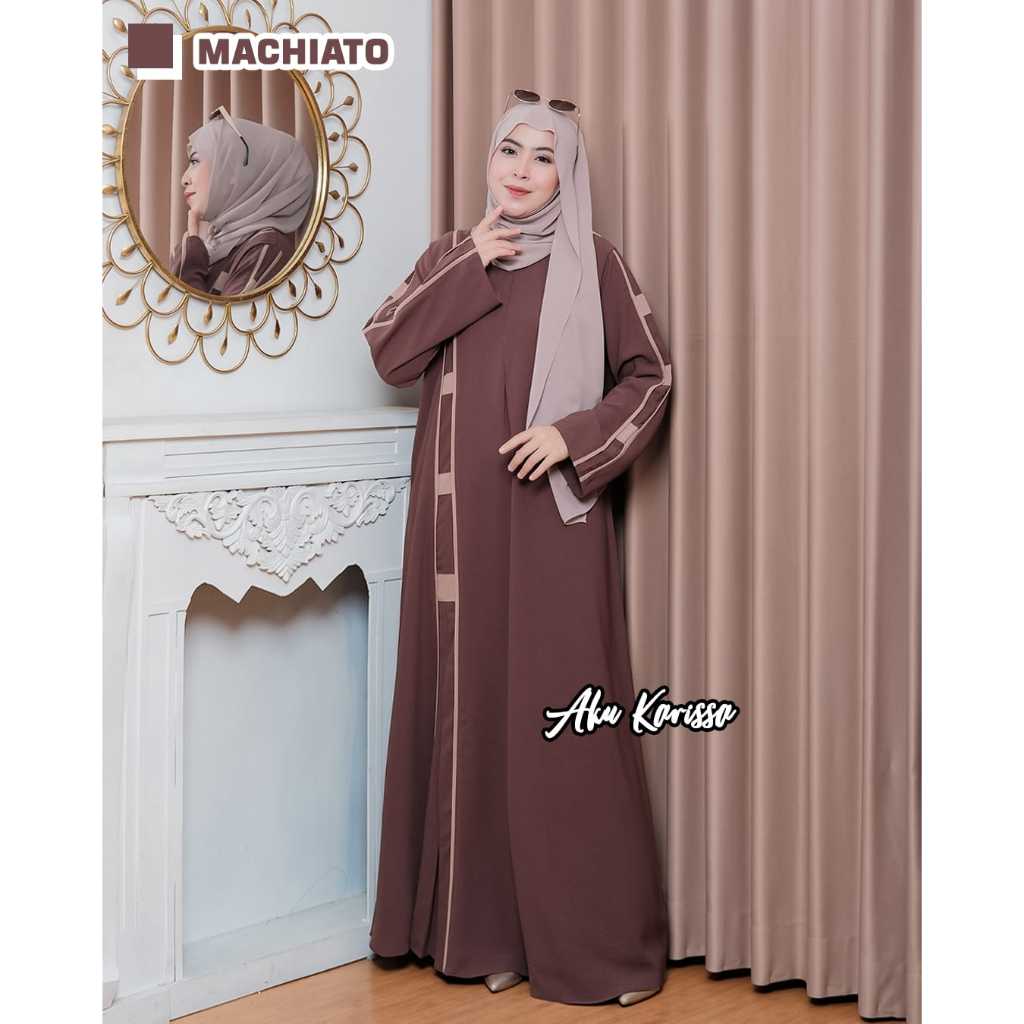 Baru Gamis Almahira  abaya aku karissa kekinian Khairiya dress Polos Blezer cantik sabrina seragam h