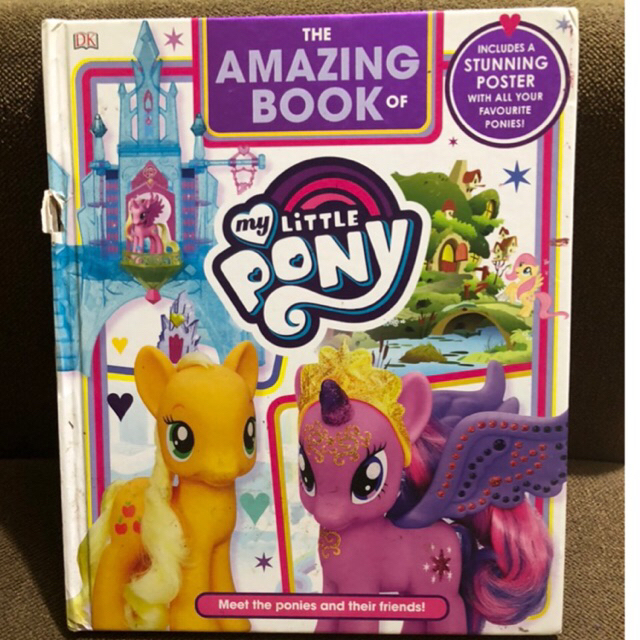Preloved second book: THE AMAZING BOOK OF MY LITTLE PONY - buku anak flip the flap