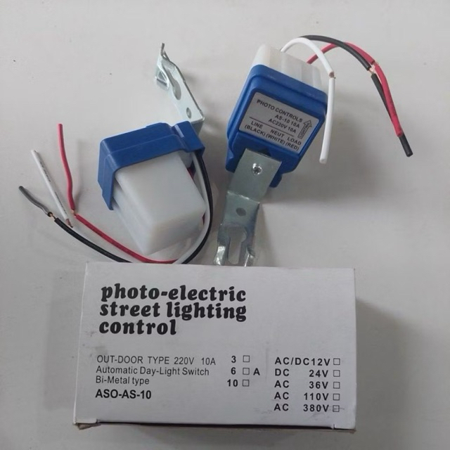 Photocell 10A / Photo Sensor 10A / Sensor Cahaya Otomatis