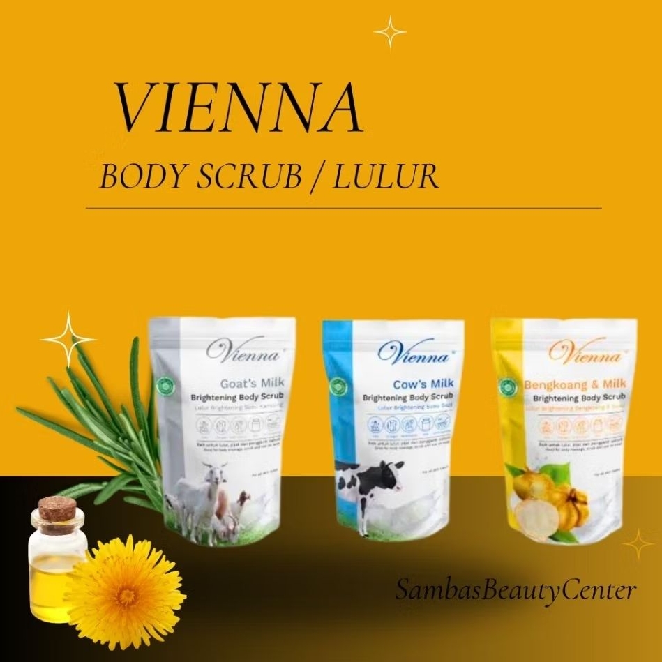 Lulur Vienna Refil / Body Scrub Pouch 1 KG