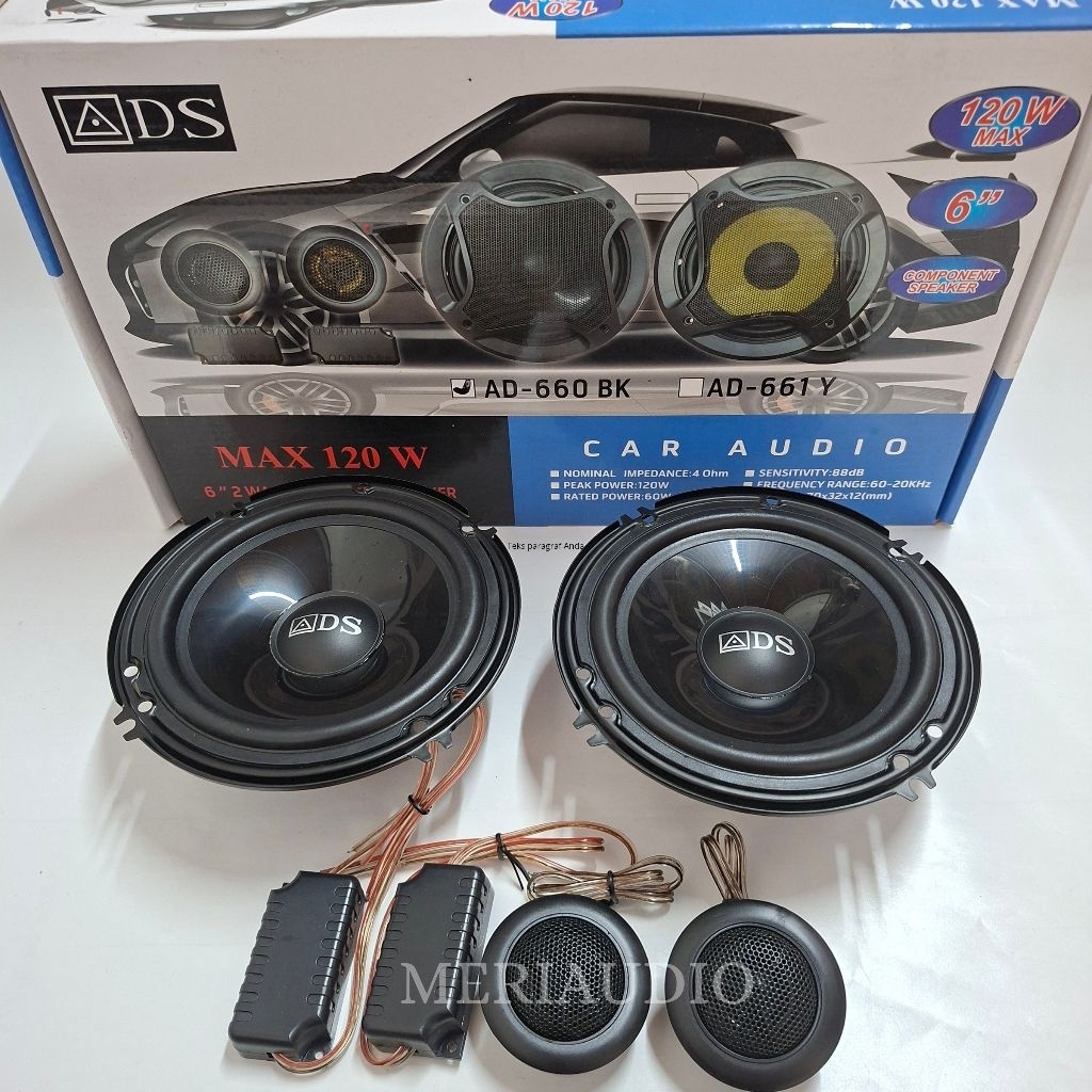Speaker Split ADS 6" Speaker Component Set ADS