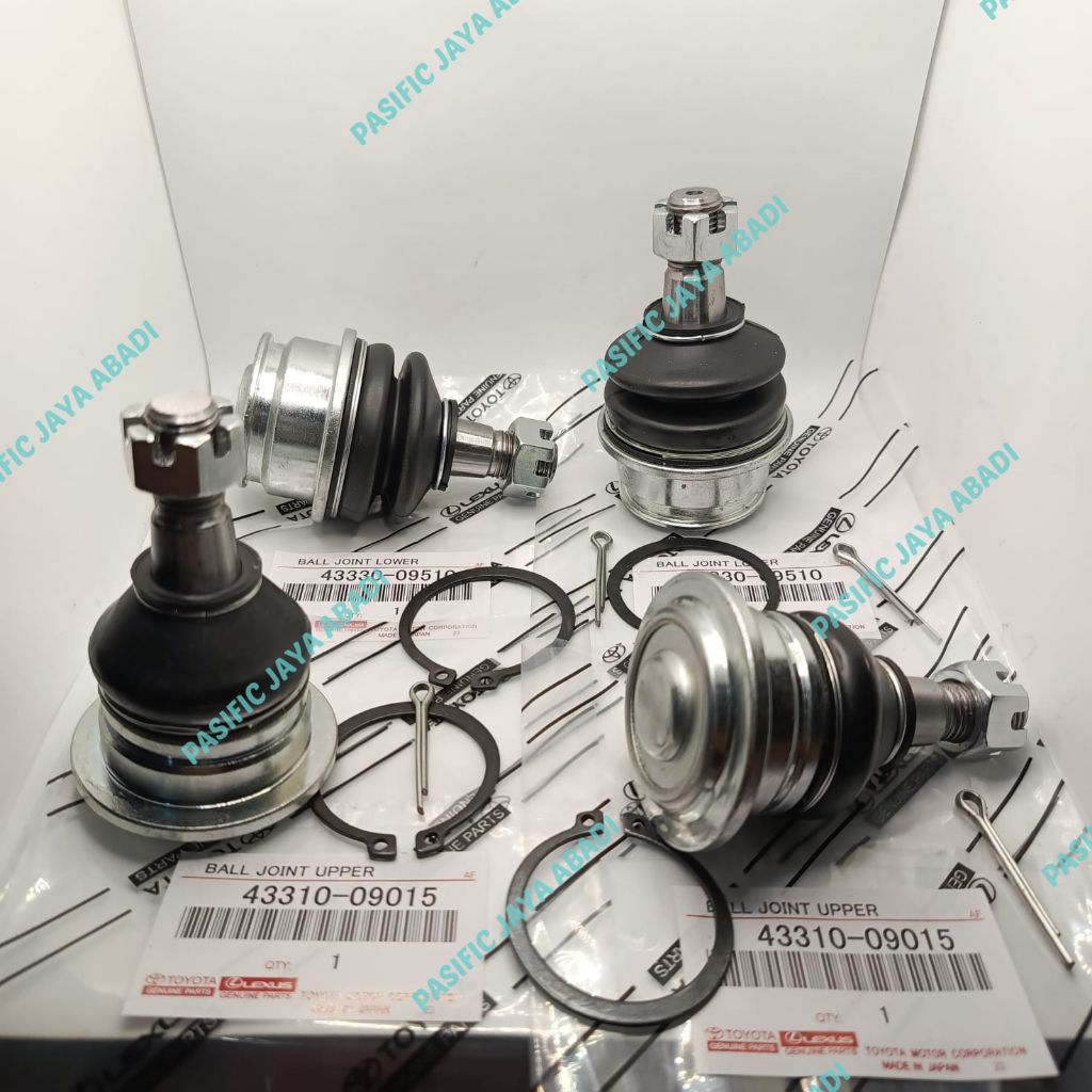 BALL JOINT ATAS BAWAH BALL JOINT SET INNOVA HILUX FORTUNER INNOVA REBORN ORIGINAL HARGA 4PCS