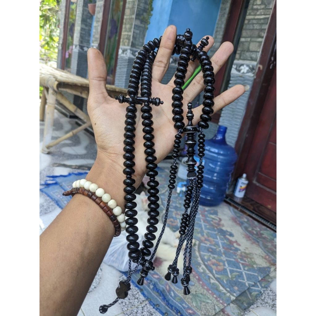 tasbih atijani yuser laut merah asli original bergaransi 12mm