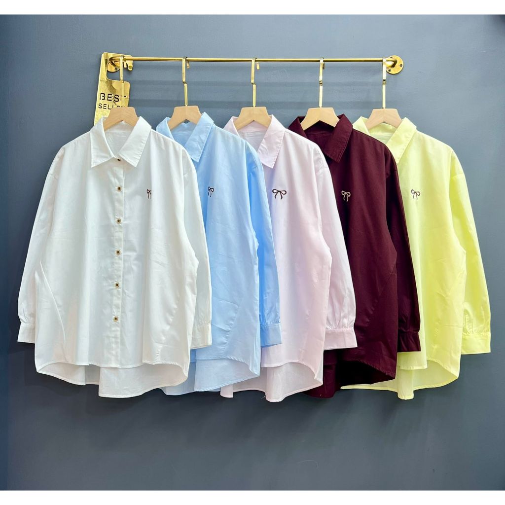 SMR Celine Shirt-Kemeja Oversize Wanita Bahan Poplin Premium