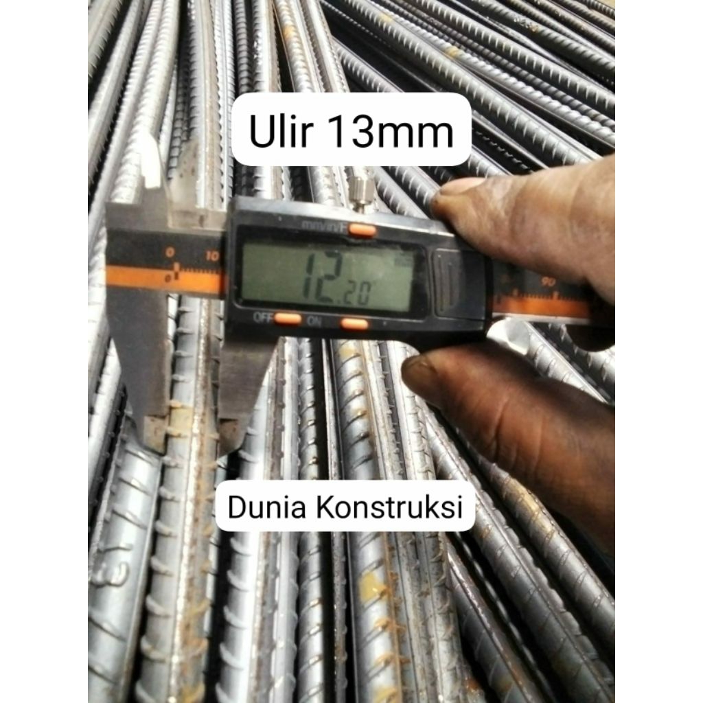 Besi Beton Ulir 13 mm SNI ts280 / Besi Beton 13mm ulir  SNI FULL ts280