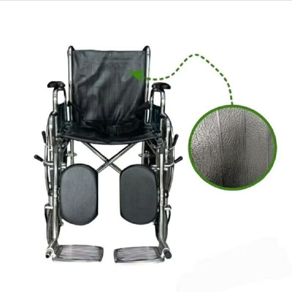 Kursi Roda Sella Selonjoran anti Selip kursi roda 2 in 1 kursi roda untuk patah kaki kursi roda kaki