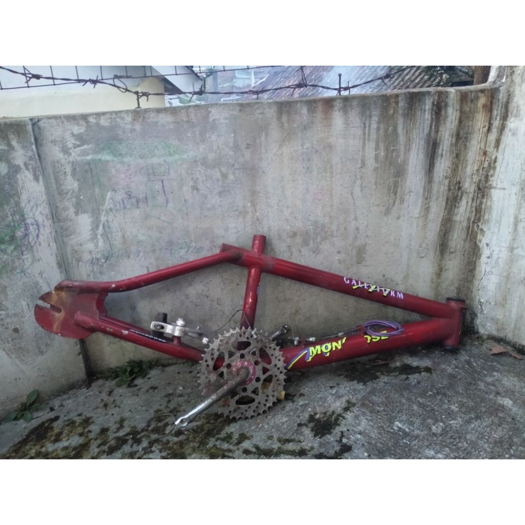 FRAME SEPEDA BMX 20 inch MONGOOSE GALE STORM NOS VINTAGE LANGKA